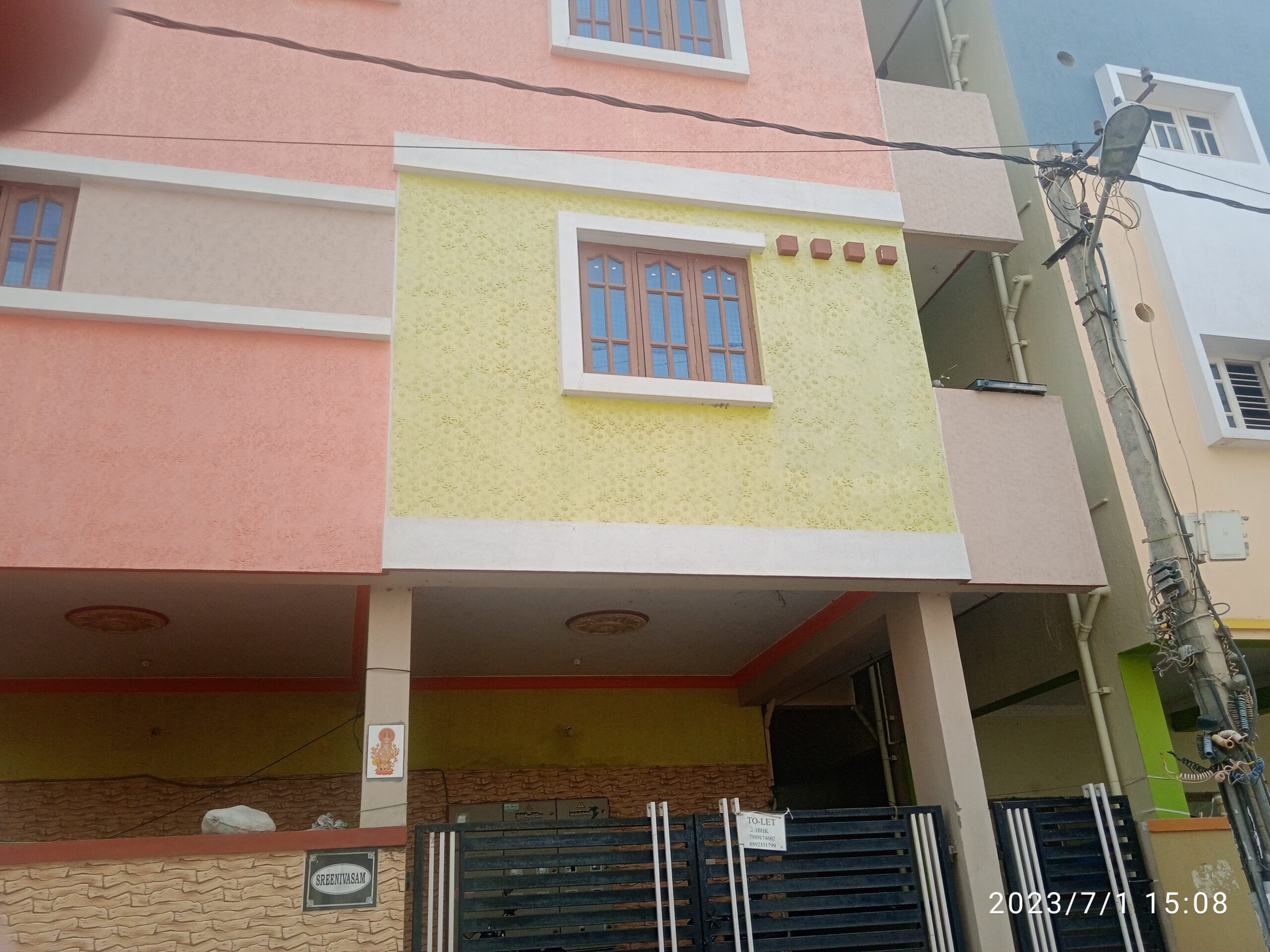 2 bhk semi furnished house for rent in electronic city phase 1