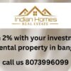 Earn 2% with your investment with rental property